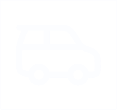 Weißes Icon eines Autos – symbolisiert Autohäuser