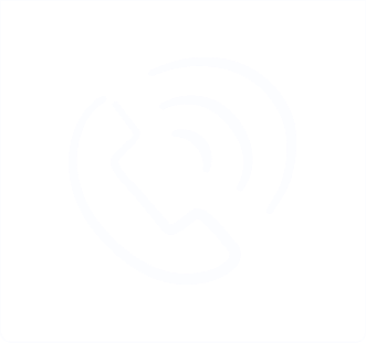 Weißes Icon eines klassischen Telefonhörers – symbolisiert telefonische Erreichbarkeit