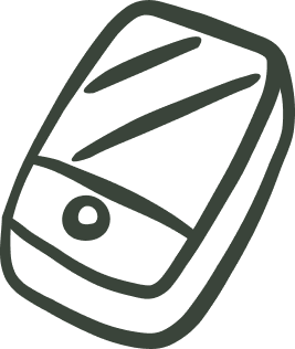 Grünes Icon eines Smartphones- symbolisiert Responsives Design
